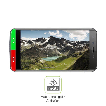2x Full Cover Schutzfolie matt für Artfone Smart 500
