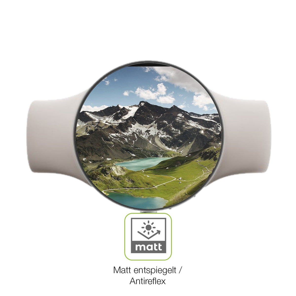 2x Full Cover Schutzfolie matt für Google Pixel Watch 4