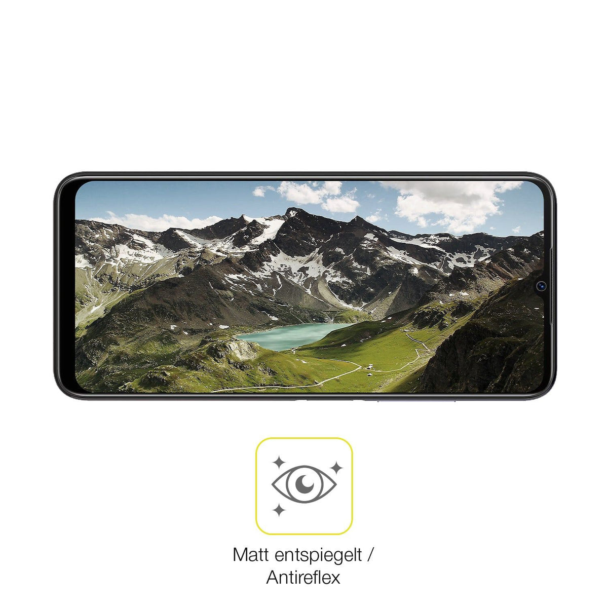 2x Full Cover Schutzfolie matt für Doogee N50 Pro