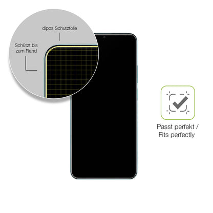 2x Full Cover Schutzfolie matt für Realme Note 50