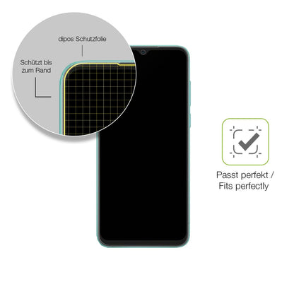2x Full Cover Schutzfolie matt für Blackview A55 Pro