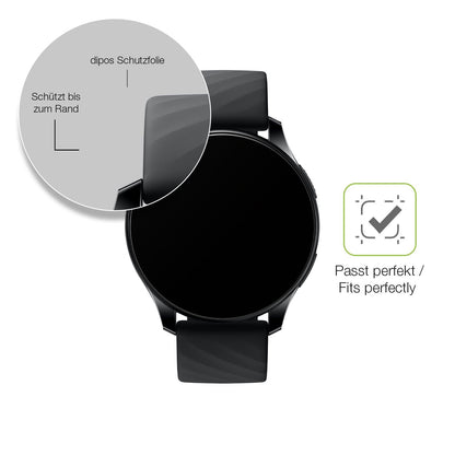 2x Full Cover Schutzfolie matt für OnePlus Nord Smartwatch