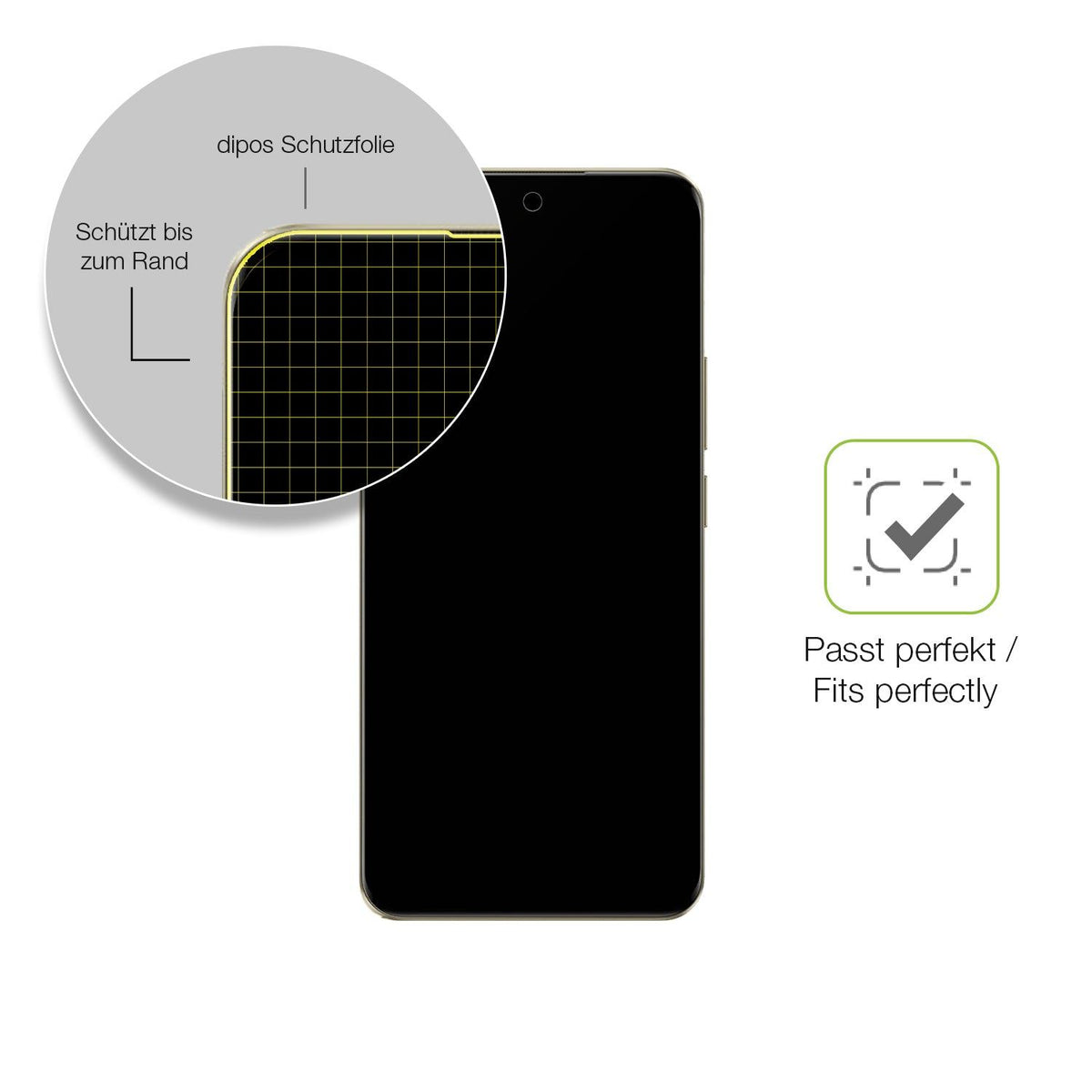 2x Full Cover Schutzfolie matt für Realme 14 Pro Lite