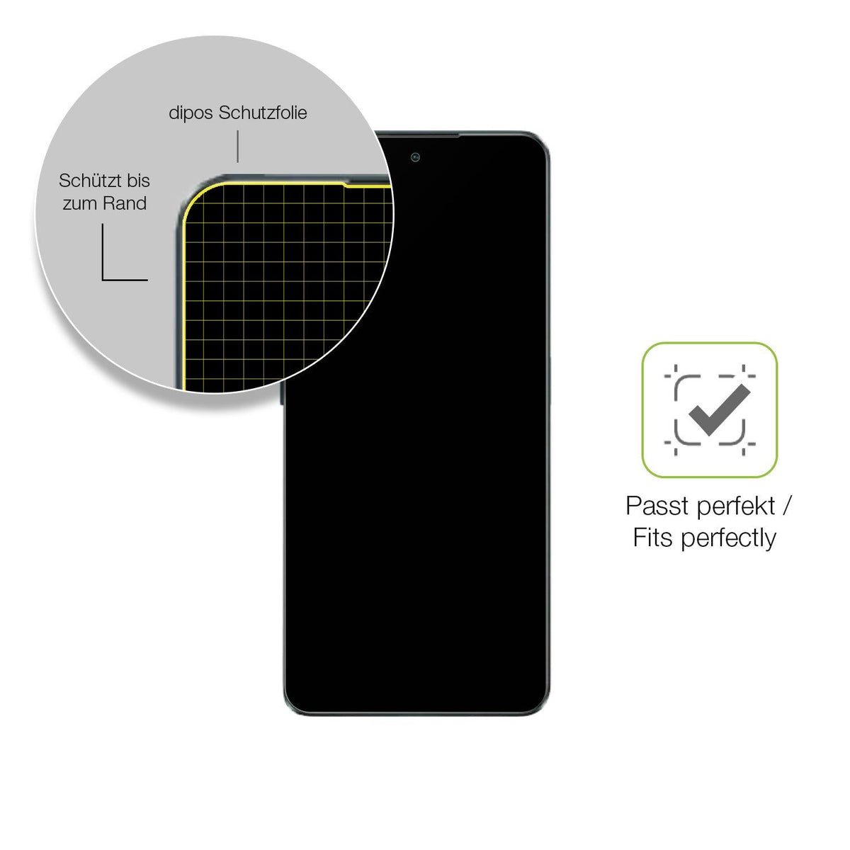 2x Full Cover Schutzfolie matt für Oppo K13x 5G