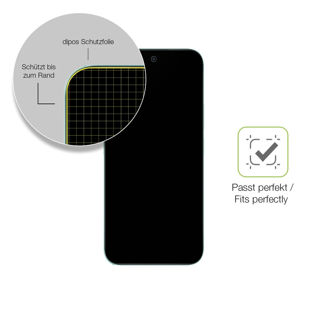 2x Full Cover Schutzfolie matt für Oppo A5i Pro
