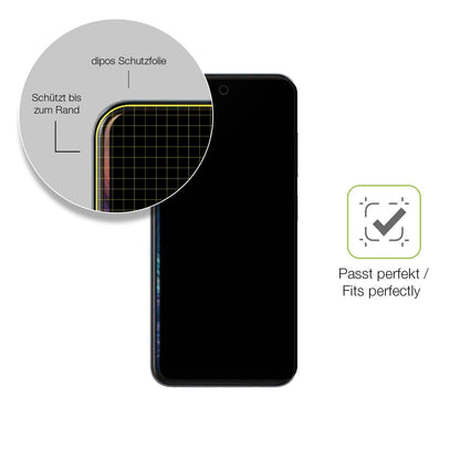 2x Full Cover Schutzfolie matt für ZTE Axon 70