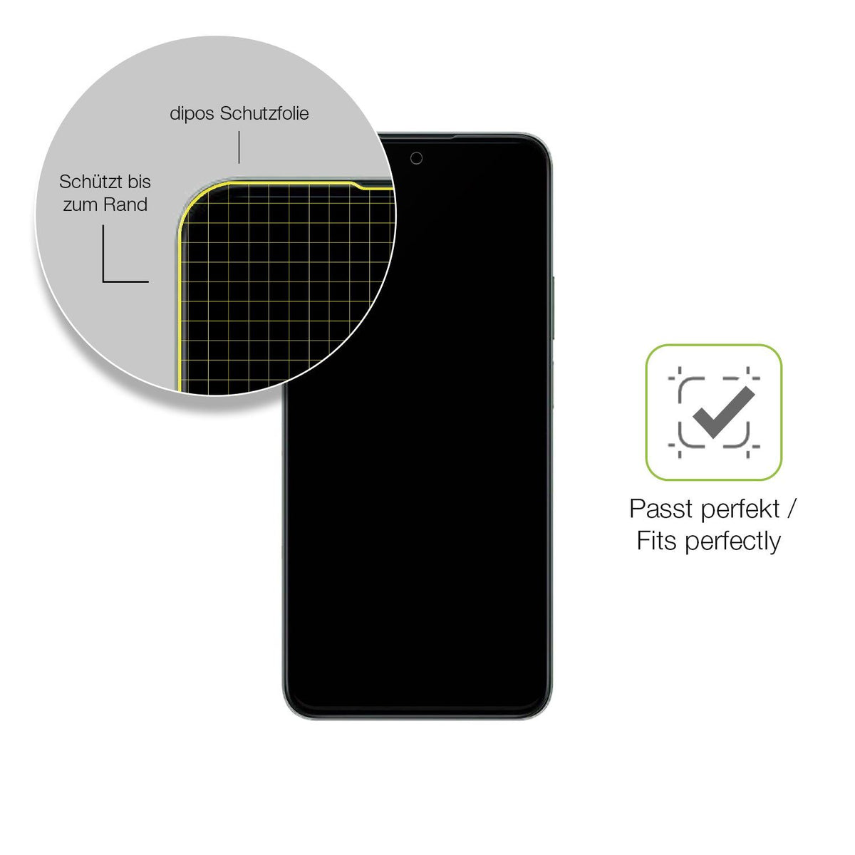 2x Full Cover Schutzfolie matt für Honor Play 70 Plus