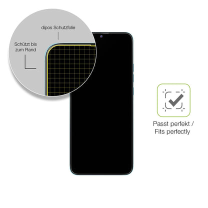 2x Full Cover Schutzfolie matt für Oukitel C33 4G