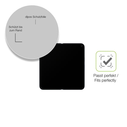 2x Full Cover Schutzfolie matt für Google Pixel 10 Pro Fold Innenseite
