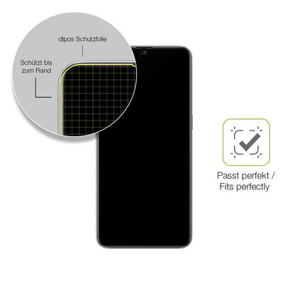 2x Full Cover Schutzfolie matt für Oppo Realme XT