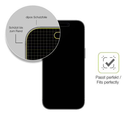 2x Full Cover Schutzfolie matt für Apple iPhone 17 Pro Max