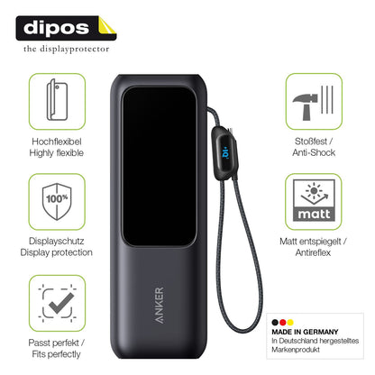 2x Full Cover Schutzfolie matt für Anker A1695 Laptop Powerbank