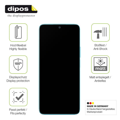 2x Full Cover Schutzfolie matt für Honor 90 Lite