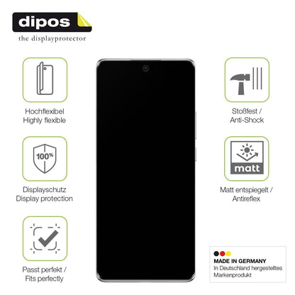 2x Full Cover Schutzfolie matt für OPPO Reno 11 Pro