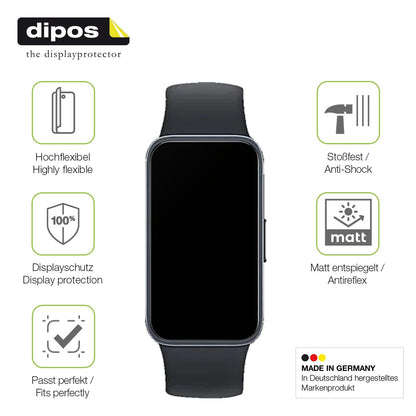 2x Full Cover Schutzfolie matt für Huawei Band 10