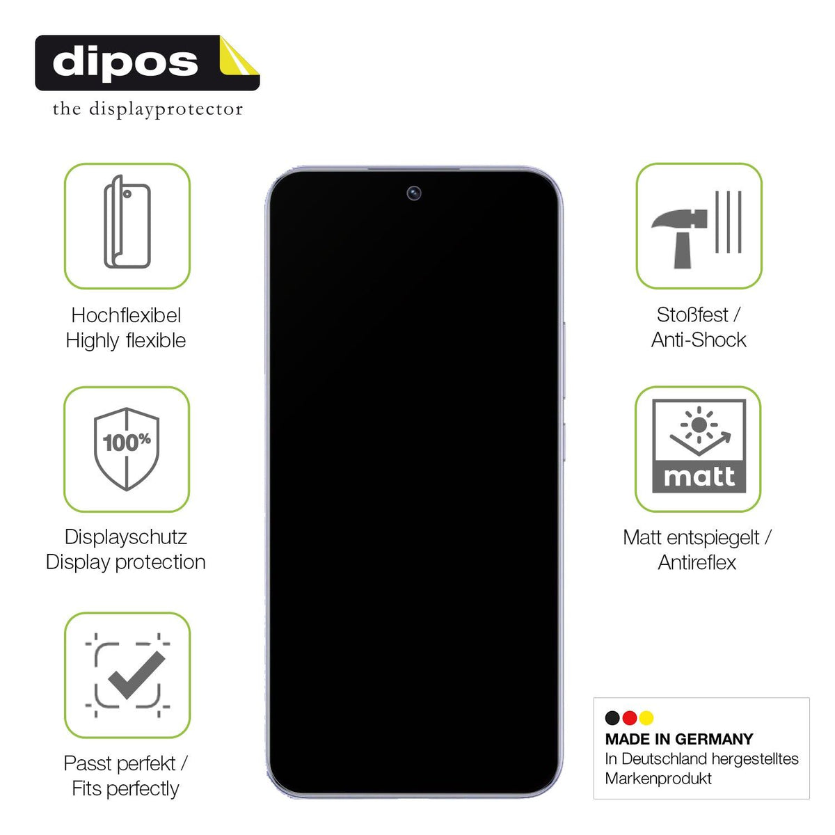 2x Full Cover Schutzfolie matt für Realme P3 Pro 5G