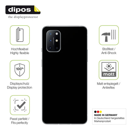 2x Full Cover Schutzfolie matt für OnePlus 8T Rueckseite