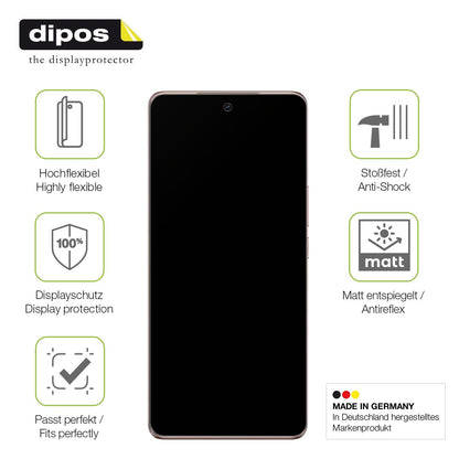 2x Full Cover Schutzfolie matt für Vivo V50e