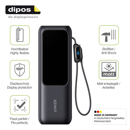 2x Full Cover Schutzfolie matt für Anker A1695 Laptop Powerbank