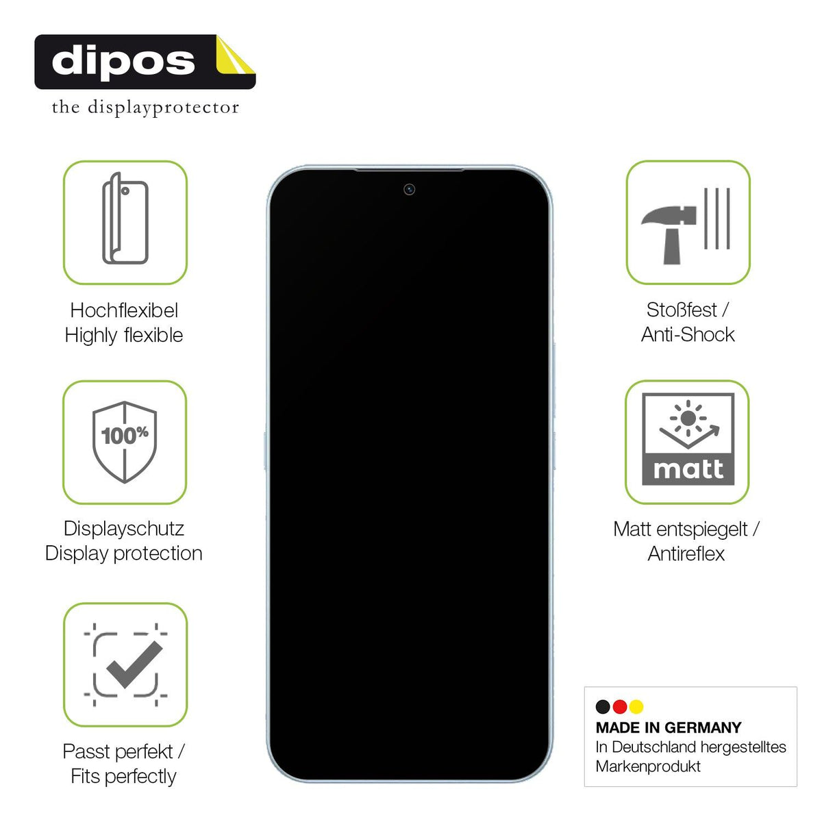 2x Full Cover Schutzfolie matt für Meizu Note 22 Pro 5G