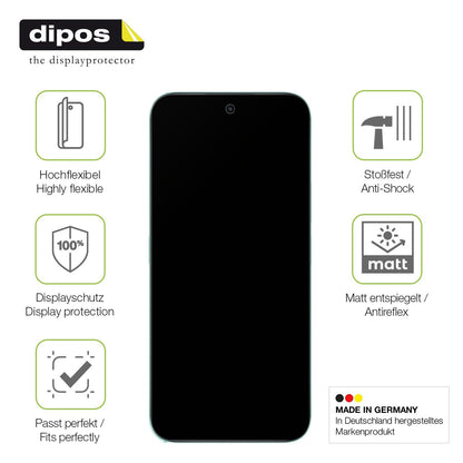 2x Full Cover Schutzfolie matt für Oppo A5i Pro