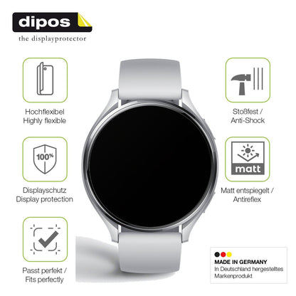 2x Full Cover Schutzfolie matt für Xiaomi Watch 2