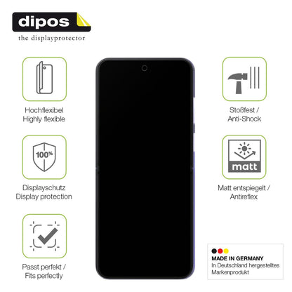 2x Full Cover Schutzfolie matt für Xiaomi Mix Flip 2