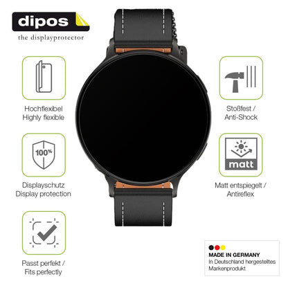 2x Full Cover Schutzfolie matt für Pireware Nano Smartwatch
