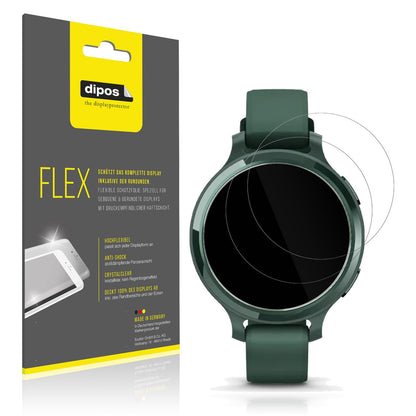 2x 3D Full Cover Schutzfolie für Garmin Lily 2 Active