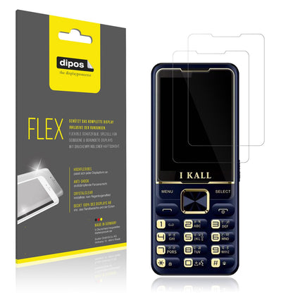 2x 3D Full Cover Schutzfolie für I Kall K20 Pro