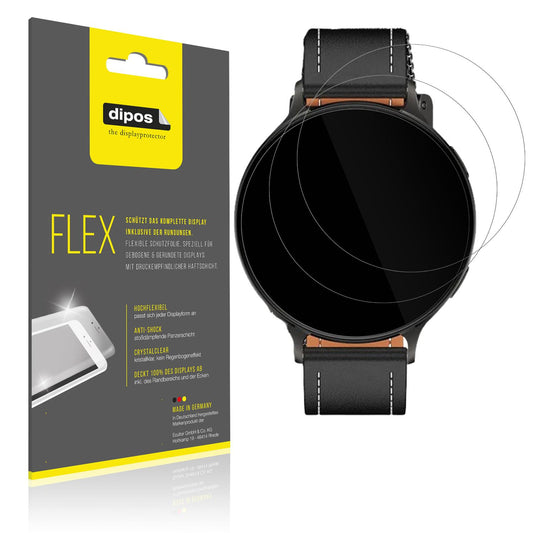 2x 3D Full Cover Schutzfolie für Pireware Nano Smartwatch