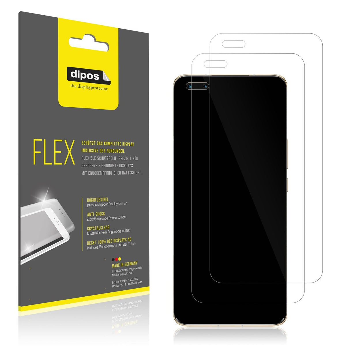 3x 3D Full Cover Schutzfolie für Honor Magic4 Pro