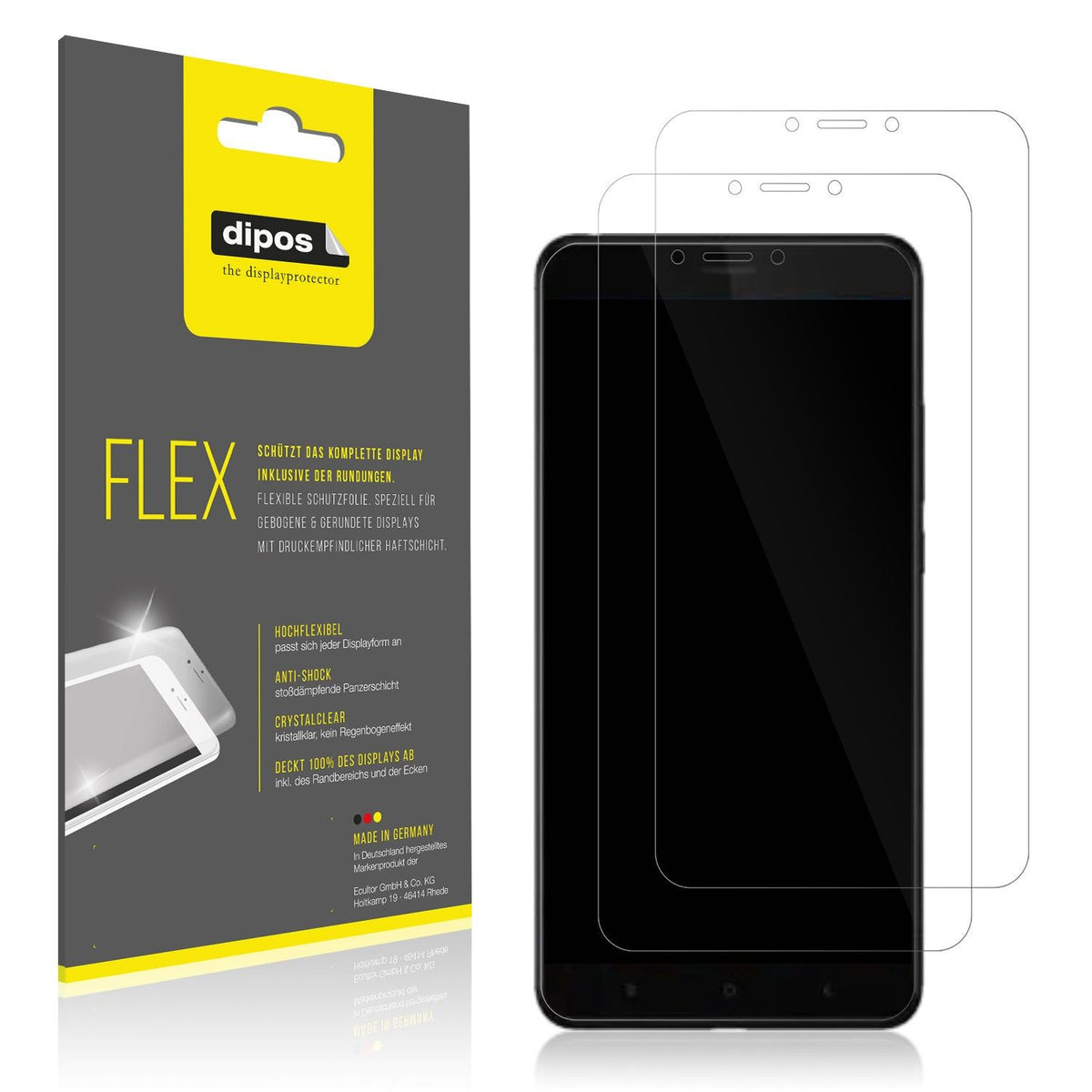 2x 3D Full Cover Schutzfolie für Xiaomi Mi Max 3