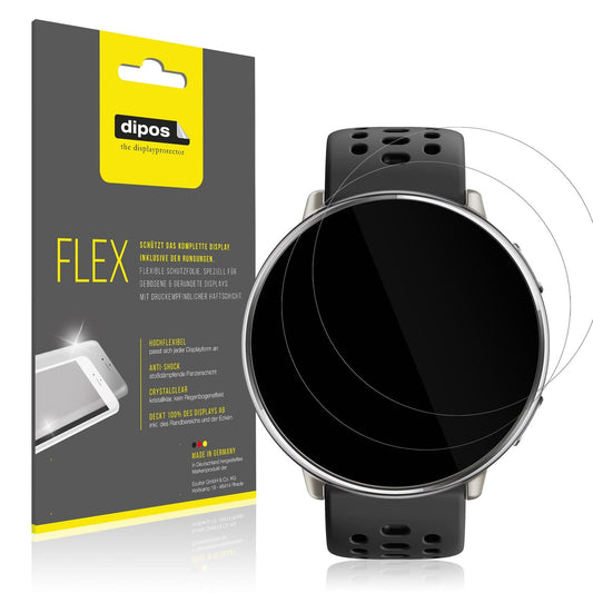 2x 3D Full Cover Schutzfolie für Amazfit Active 2
