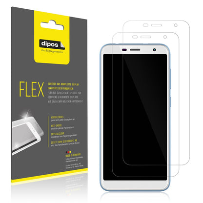 2x 3D Full Cover Schutzfolie für Unonu W55 Plus