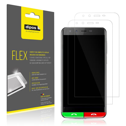 2x 3D Full Cover Schutzfolie für Artfone Smart 500