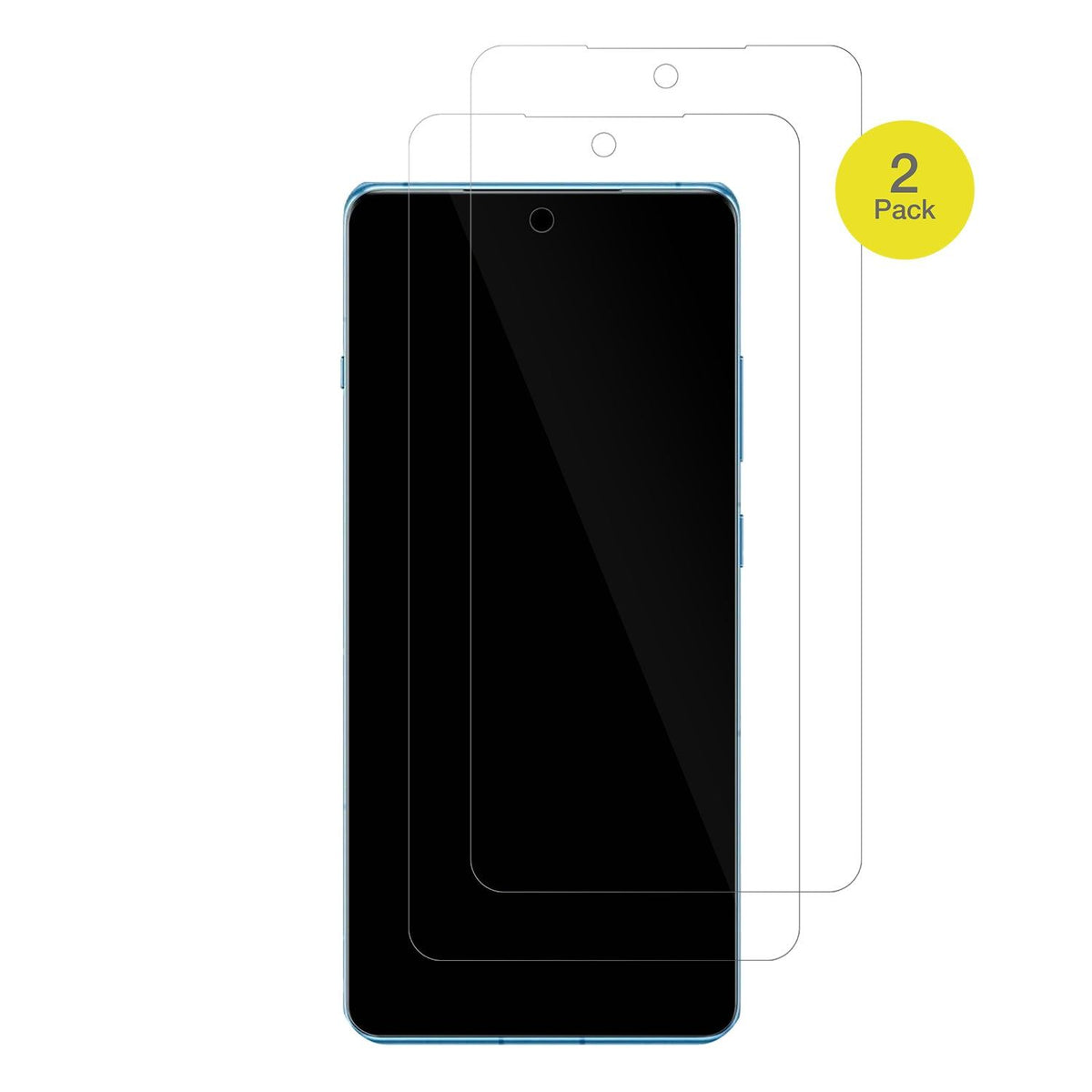 2x 3D Full Cover Schutzfolie für OnePlus 12R 5G