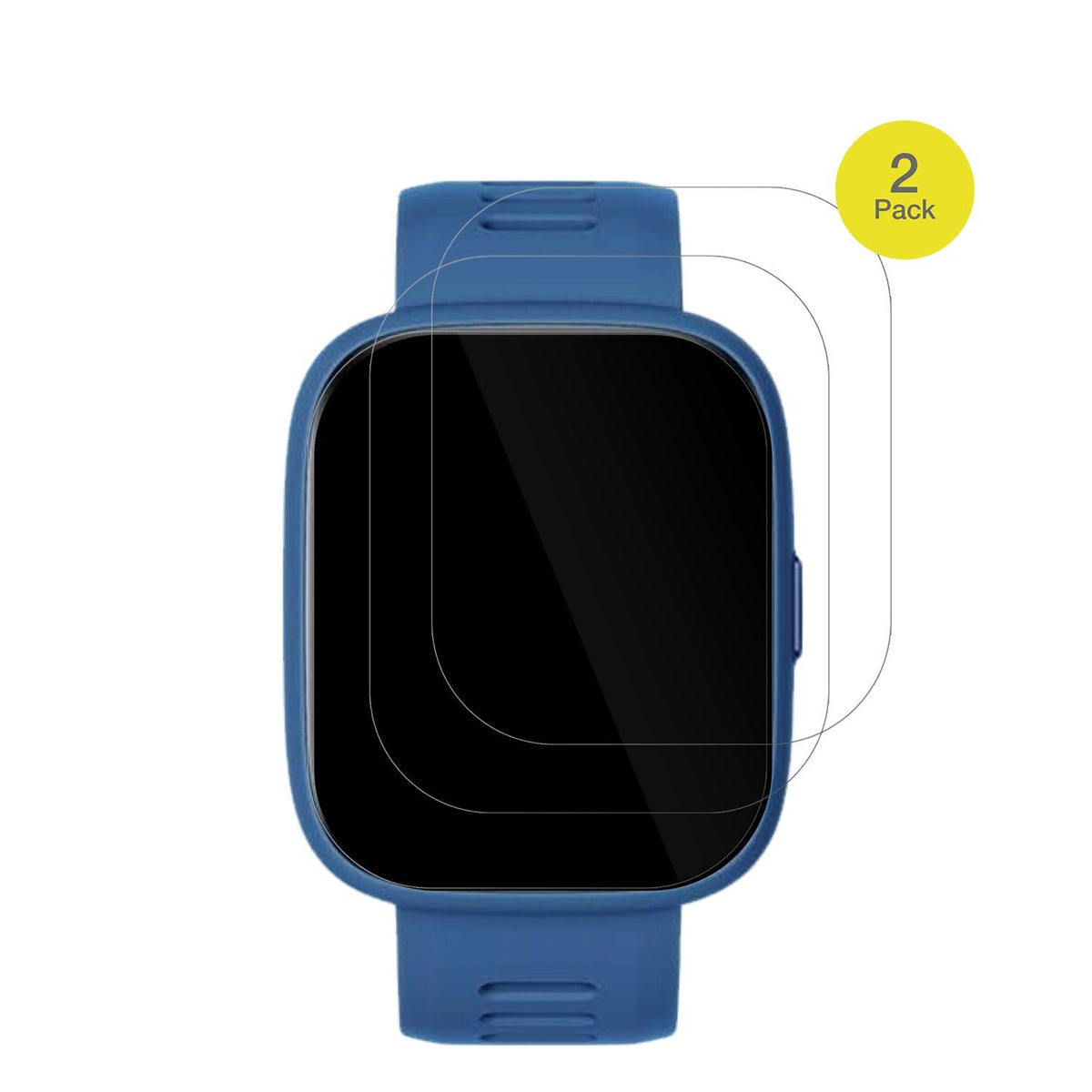 2x 3D Full Cover Schutzfolie für BiggerFive Smartwatch Kinder