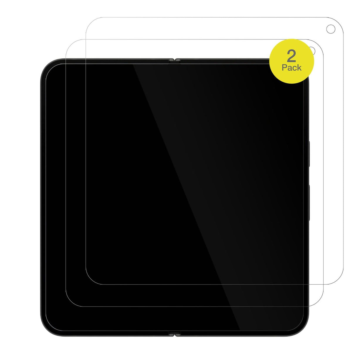 2x 3D Full Cover Schutzfolie für Google Pixel 9 Pro Fold Innenseite