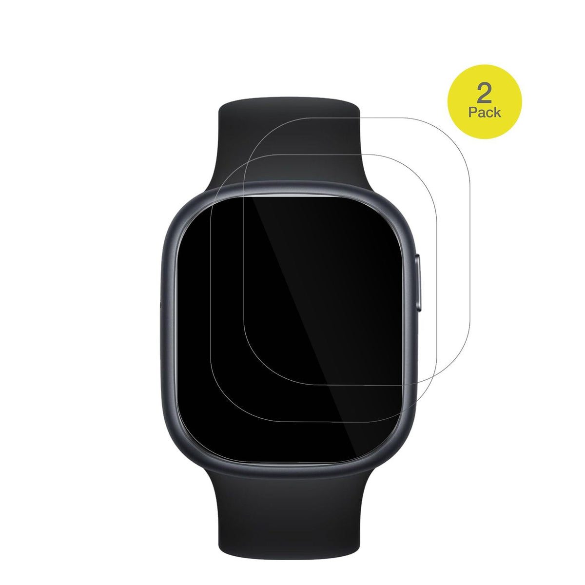 2x 3D Full Cover Schutzfolie für Rollme S1 Smartwatch