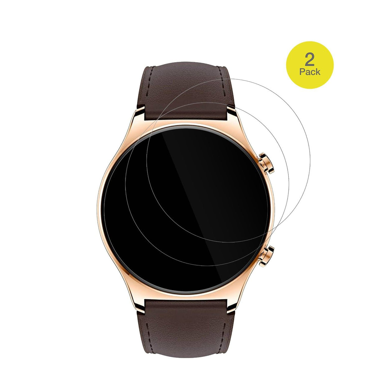 2x 3D Full Cover Schutzfolie für Honor Watch GS 3