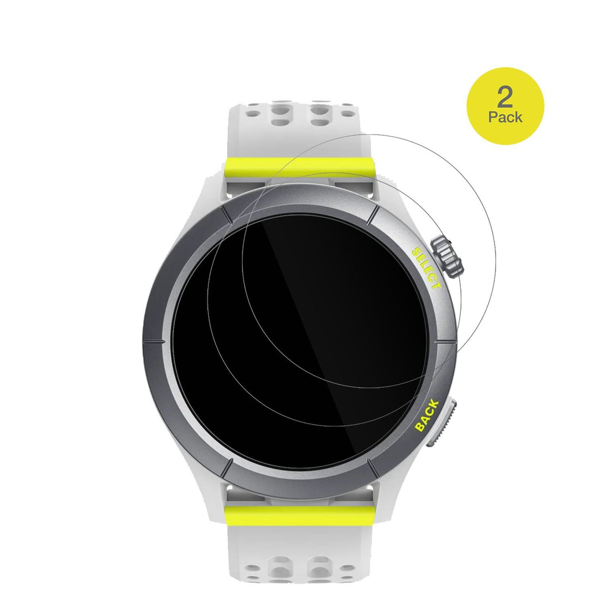 2x 3D Full Cover Schutzfolie für Amazfit Cheetah round