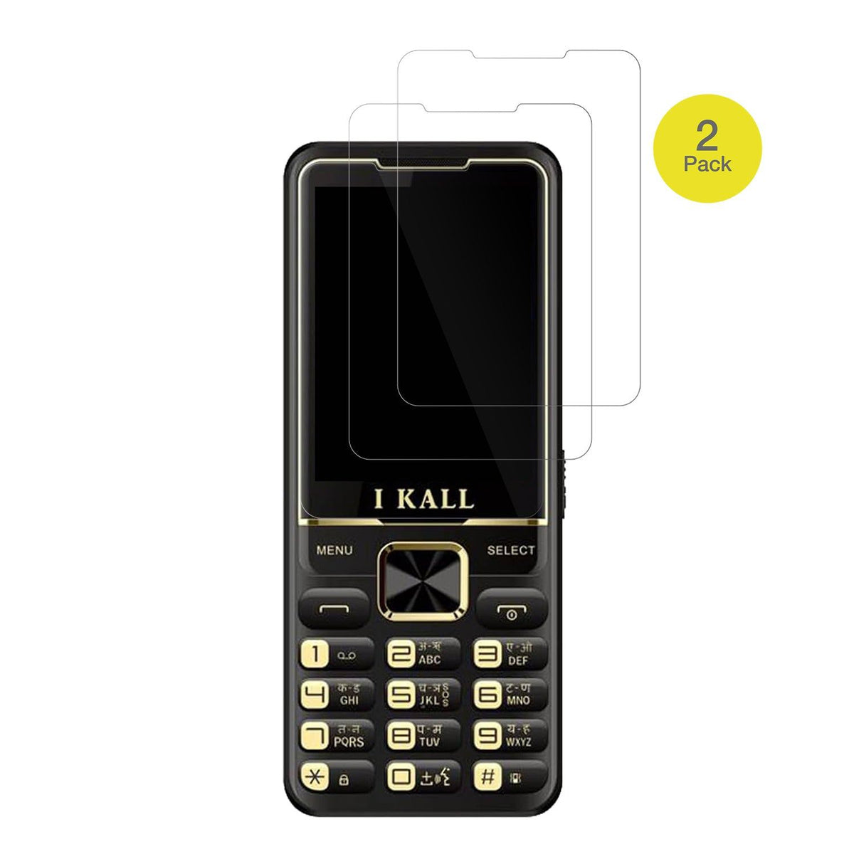 2x 3D Full Cover Schutzfolie für iKall K99 Pro
