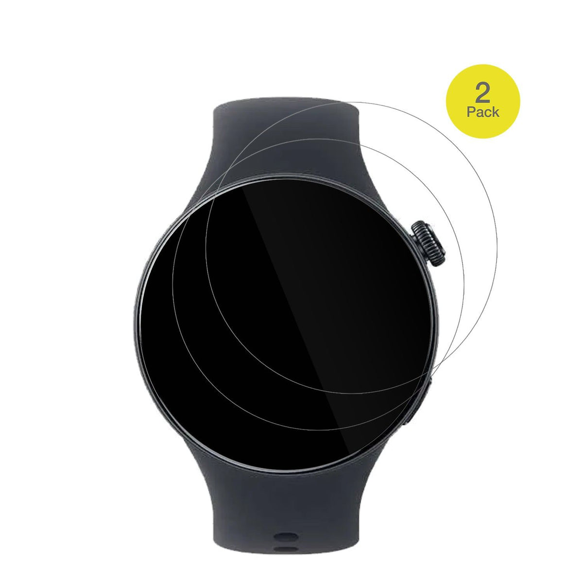 2x 3D Full Cover Schutzfolie für Vivo Watch 5
