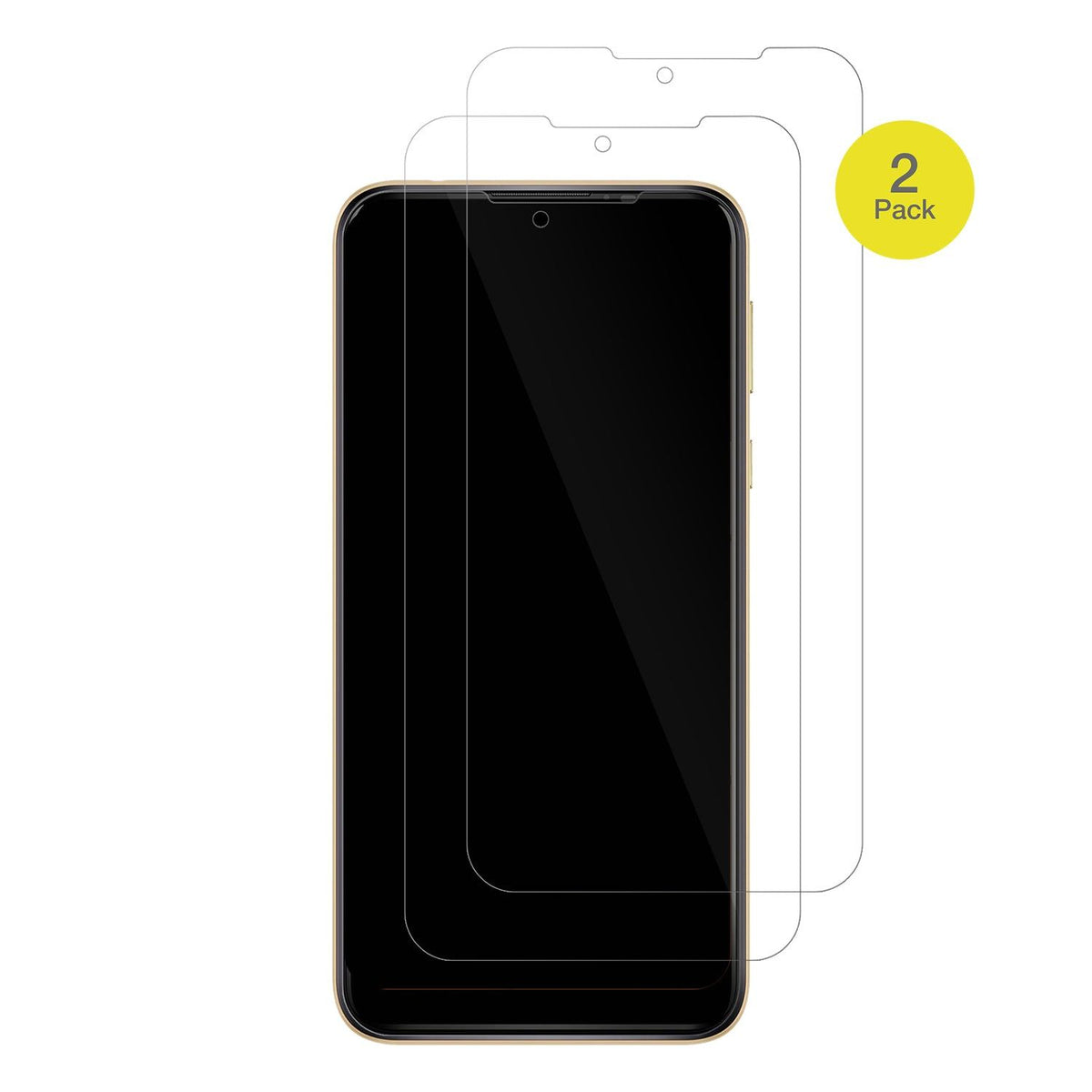 2x 3D Full Cover Schutzfolie für Wiko Y81