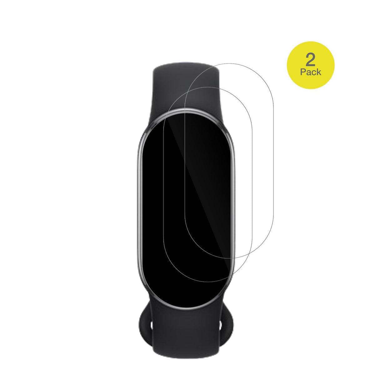 2x 3D Full Cover Schutzfolie für Xiaomi Smartband 10