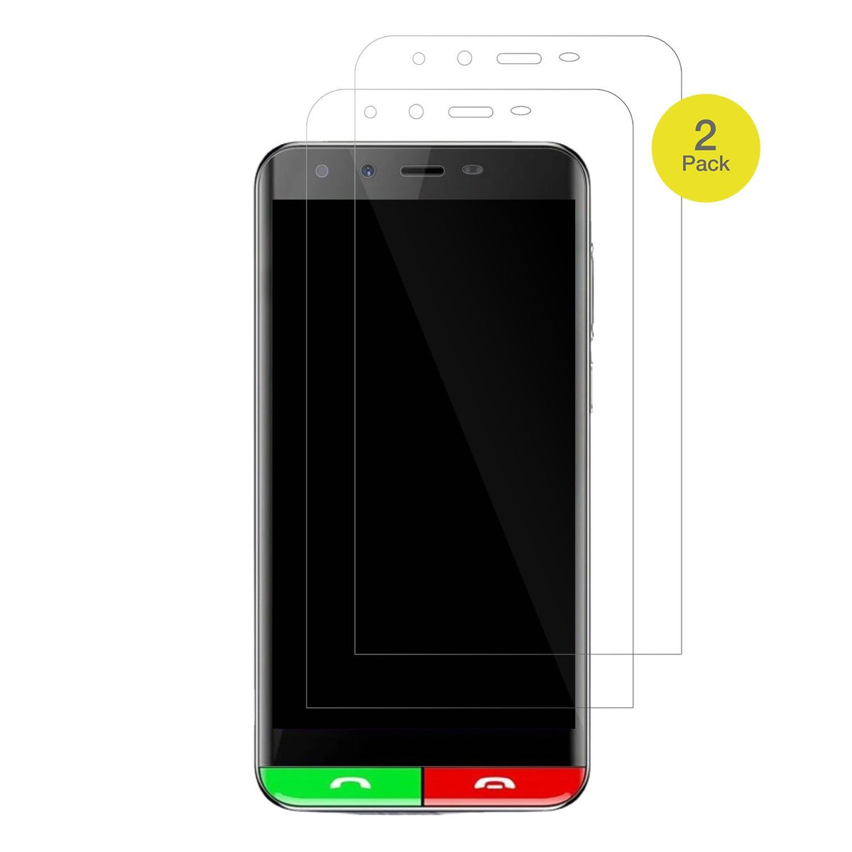2x 3D Full Cover Schutzfolie für Artfone Smart 500