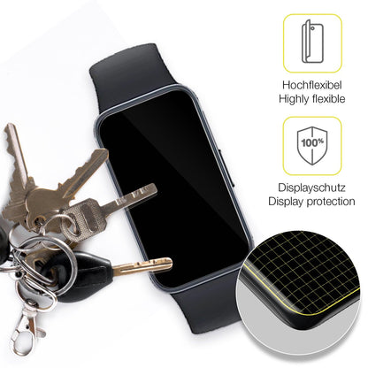 2x 3D Full Cover Schutzfolie für Huawei Band 10
