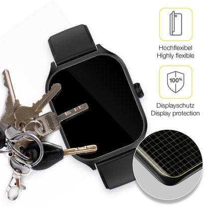 2x 3D Full Cover Schutzfolie für smooce Kinder Smartwatch 01