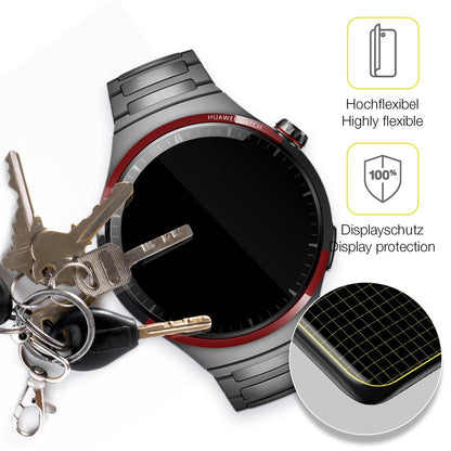 2x 3D Full Cover Schutzfolie für Huawei Watch 4 Pro Space Edition